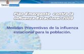 Medidas Preventivas de la influenza estacional para la población. · 2017. 3. 27. · 3. Promoción de la Salud. • Distribución de carteles y dípticos para promocionar medidas