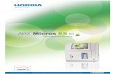 Diamedic ImportABX Micros ES60 La referencia Una nueva generación de analizador hematológico basado en el concepto Micros, universalmente reconocidos por su fiabilidad, robustez