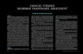ONCE TESIS SOBRE HANNAH ARENDT - El Boomeran(g)Para Hannah Arendt el mal radical coinci-de con la banalidad del mal. El buen padre de familia es el criminal del siglo XX. El mal es