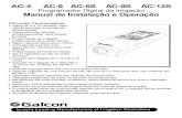 Manual GALCON AC-6S - AgroLink Irriga...AC-4 AC-6 AC-6S AC-9S AC-12S Programador Digital de Irrigação Manual de Instalação e Operação Principais Características: • Opera de