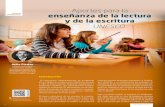 Aportes para la CONTEXTO INTERNACIONAL enseñanza de la lectura ... - Santillana …santillana.com.co/rutamaestra/edicion-14/pdf/3.pdf · 2016. 3. 1. · comprensión lectora es un