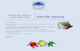 Lista de Libros Ciclo Escolar - La Escuela Argentina De Los Angelesleala.org/images/libros/Lista de libros ciclo 2018-2019.pdf · 2018. 8. 25. · Manual 6 – Bonaerense Activados