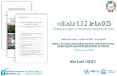 Indicador 6.5.2 de los ODS - Homepage | UNECE · 2020. 5. 26. · Fuentes de datos para informar sobre el indicador 6.5.2 de los ODS •Nivel nacional •Ministerios y organismos