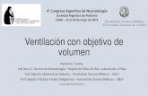 Ventilación con objetivo de volumena... · 2019. 10. 15. · Ventilación con objetivo de volumen Norberto E Santos Jefe Sala 11- Servicio de Neonatología - Hospital de Niños Sor