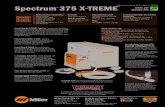 Spectrum 375 X-TREME plasma aire...Edición de octubre de 2013 † Índice N. PC/9.2S Protección X-TREME: X-CASE ofrece la máxima protección durante el transporte y el almacenamiento.