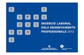Estudi insercio als SS TT TARRAGONA 2012 · 2019. 8. 13. · > Participació centres a Catalunya: Dels 444 centres docents, 342 centres varen tramitar efectivament les enquestes.(índex