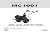 Instrucciones / Manual usuario MC1001 · 2020. 7. 14. · Instrucciones / Manual usuario MC1001 Millasur, SL. Rúa Eduardo Pondal, nº 23 - Pol. Ind. Sigüeiro 15688 - Oroso - A Coruña