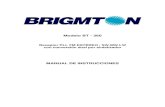 Modelo BT - 360 - BRIGMTONbrigmton.es/doc/BT-360.pdf · 2017. 10. 31. · CARGA DE LAS PILAS 1. Instale cuatro pilas recargables de tamaño AA observando las indicaciones de polaridad.