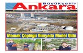 Mamak Çöplüğü Dünyada Model Oldu - Ankara · 2013. 1. 29. · kullanılıyor. Mamak Çöplü-ğü’nde biriken metan gazının bertarafı için kurulan santral, 16 jeneratörün