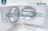 ón” “Conceptos-Aplicaciones-Validaci WEBINARIO …...• PDA Technical Report No.48 Moist Heat Sterilizer Systems: Design, Commissioning, Qualification and Maintenance • ISO