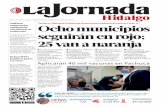 Solicitan Ocho municipios - hidalgo.jornada.com.mx · 3/4/2021  · nal de la Ciudad de México (NAIM), que se ubicaría en Texcoco, significó un gasto de 331 mil 996.5 millones
