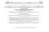 PERIÓDICO OFICIAL - Tamaulipaspo.tamaulipas.gob.mx/wp-content/uploads/2021/01/cxlvi-05...Periódico Oficial Victoria, Tam., miércoles 13 de enero de 2021 Página 3 ACUERDO PRIMERO.-Con