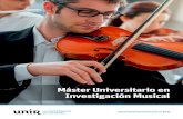 Máster Universitario en Investigación MusicalInterpretación Musical y Doctor por la Universidad Rey Juan Carlos de Madrid. Formación Titulado por el Real Conservatorio Superior