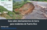foto por Darysabel Pérez Guía sobre deslizamientos de tierra para residentes … · 2020. 5. 18. · Ejemplos de deslizamientos de tierra en distintos municipios de Puerto Rico.