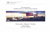 Proyecto Educativo Institucional - Comunidad Escolar€¦ · de la ciudad de Temuco, en el sector Pedro de Valdivia. El índice de pobreza de la ciudad asciende a un 17,4% la que