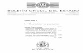 BOLETÍN OFICIAL DEL ESTADO · 2011. 1. 13. · Acuerdo de 8 de marzo de 2000, del Pleno del Consejo General del Poder Judicial, por el que se nombran Jue-ces sustitutas para el año