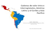 Cadenas de valor intra e interregionales, América Latina y el … · 2019. 10. 15. · •Integración Regional: 3 Modelos de patrón exportador • El vínculo interregional entre