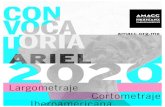62 ENTREGA DEL PREMIO ARIEL 2020 - IMCINE · 2019. 10. 14. · 62 ENTREGA DEL PREMIO ARIEL 2020 CONVOCATORIA CORTOMETRAJES El Ariel es un premio que la Academia Mexicana de Artes