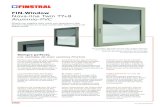 FIN-Window Nova-line Twin 77+8 Aluminio-PVCla extrusión de los perfiles y la fabricación de vidrio aislante hasta ... · en aluminio Serie 1 y 2 · de acero inox. Serie 3 · con