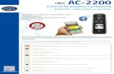 Folleto AC-2200 - Impresoras de tarjetas plásticas, control de ......TARJETA INTELIGENTE La tarjeta de proximidad RFID es el método de identificación personal más empleado en control