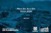 Plan de Acción 2016-2020 - Secretaría De Planeación · 2018. 8. 10. · Plan Estratégico. MISIÓN. Diseñar y liderar la planeación territorial, económica social y ambiental,