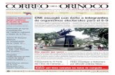 CNE escogió con éxito a integrantes de organismos electorales ... … · 2020. 7. 24. · el mayor defensor del patrimonio bolivariano. ... aﬁanzando la moral del pueblo venezolano”.