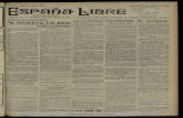 Espana Libre: diario de la noche del 23 de agosto de 1915, nº 1398 · 2014. 5. 7. · actual de nuestro diario dábamos cuenta ... don Melquíades Alvarez, ... vimiento, que hubieja