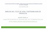 ANÁLISIS DEL CICLO DE VIDA Y SOSTENIBILIDAD DE ......2020/11/01  · Jornada online sobre eficiencia energética, análisis del ciclo de vida y declaraciones ambientales de producto