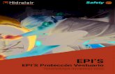 EPI’S Proteccón Vestuario - Hidralair · 2020. 9. 29. · Con media cintura elástica, sin pinzas, y bolsos con tapeta. Con doble costura, para mayor resistencia de la prenda.