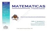 financiera MATEMATICASdragodsm.com.ar/pdf/DRAGODSM-MATEMA-FINANCIERA-09-2011.pdffinanciera •Costo del dinero •Concepto de inversión •Interés simple y compuesto •Factores