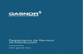 Reglamento de Servicio de Distribución - GASNOR S.A. · 2017. 6. 12. · presente Reglamento, o cualquier otro Contrato entre la Distribuidora y un Cliente, conforme al modelo presentado