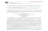 Periodico Oficial - Ley Catastro vigentepo.tamaulipas.gob.mx/wp-content/uploads/2019/10/Ley... · 2019. 10. 22. · descriptivo de las características físicas, cualitativas, legales,