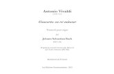 Antonio Vivaldi - IMSLP...Antonio Vivaldi (1678-1741) Concerto en ré mineur Transcrit pour orgue par Johann Sebastian Bach BWV 596 D’après le Concerto Grosso Op. III no 11de l’Estro