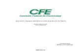MÉXICO - CFE · 2018. 10. 29. · IEC 60156-1995 Insulating Liquids – Determination of the Breakdown Voltage at Power Frequency – Test Method. IEC 60247-2004 Measurement of Relative
