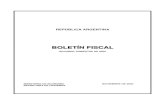 BOLETÍN FISCAL - Argentina · La Secretaría de Hacienda presenta el Boletín Fiscal correspondiente al segundo trimestre de 2020, que contiene información económico - financiera,