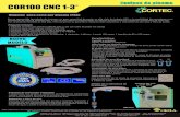COR100 CNC 1-3 - Okila · 2020. 7. 7. · Antorchas de plasma disponibles para máquina COR100 CNC 1-3® ANTORCHA MANUAL UPH-105 Y CONSUMIBLES Antorcha manual para máquina de plasma