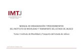 Manual de Organización y Operación de la Dirección General de….. … · 2016. 5. 5. · Manual de Organización y Procedimientos Instituto de Movilidad y Transporte del Estado
