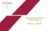Transferencias a Municipios Enero -2021 - tabasco.gob.mx · Coeficientes Tabasco (Pesos) Participaciones Tabasco (Pesos) 1) Recaudación Federal Participable Enero 2021 253,390,339,546