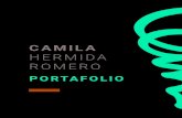 CAMILA...CAMILA HERMIDA ROMERO PORTAFOLIO CAMILA HERMIDA ROMERO DISEÑADORA “¡HOLA!” - CAM i PERFIL Cam es una estudiante de diseño curiosa e intuitiva, que …