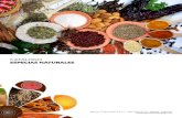 CATALOGO ESPECIAS NATURALES - ConnectAmericas · 2017. 11. 30. · Productos Naturales NIII SICHI INCHI Ingredientes: Sacha Inchi tostado, sal marina Registro Sanitario: Peso neto