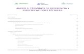 ANEXO 3. TÉRMINOS DE REFERENCIA Y ESPECIFICACIONES … · NMX-I-14763-1-NYCE-2010: Telecomunicaciones - Cableado - Cableado Estructurado - Implementación y Operación de cableado