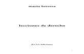 lecciones de derecho - marioherrera.com.mxmarioherrera.com.mx/images/imagenes_publicaciones... · Derechos fundamentales 47. Derechos humanos 48. Derechos humanos y fundamentales