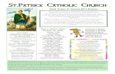 Week of June 9/ Semana del 9 de Junio...2019/06/09  · Week of June 9/ Semana del 9 de Junio arish ission tatement: St. Patrick’s Church is a Catholic, multicultural parish within