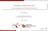 Estadística Descriptiva (II) - Técnicas Estadísticas en Análisis ...umh1480.edu.umh.es/wp-content/uploads/sites/44/2013/02/...PaquetesquegenerantablasbonitasVariable Levels —x