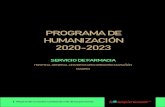 PROGRAMA DE HUMANIZACIÓN 2020-2023...PROGRAMA DE HUMANIZACIﾃ哲 2020-2023. SERVICIO DE FARMACIA. HOSPITAL GENERAL UNIVERSITARIO GREGORIO MARAﾃ妥哲 MADRID. 1. 1. NUESTRO PROPﾃ鉄ITO.