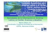 Comisión Económica para América Latina y el Caribe...– Visiones de largo plazo y Planes de Acción renovados de corto plazo – Institucionalizar una consulta estructurada y constante