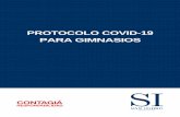 PROTOCOLO COVID-19 PARA GIMNASIOS - | San Isidro · 2020. 12. 15. · INDIVIDUAL EN GIMNASIO S - 5 - retomarán las actividades en los gimnasios bajo el enfoque “Entrar- Entrenar-