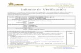 Informe de Verificación · 2011. 11. 25. · REF. DST.820.53.09/A CENTRO NACIONAL DE METROLOGÍA Lunes, 01 de junio de 2009. Informe de Verificación Verificación a un sistema para