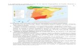 1- A continuación se presenta un mapa de las regiones ......Huesca, Lérida y Gerona, así como en Palencia, Burgos e incluso La Rioja b) Qué relación existe entre la distribución