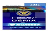 Memoria Anual 2015 - ::: Policía Local de Dénia · 2017. 4. 12. · 5.1.1- Alumnos Curso Escolar 2014/15 ... Finalmente, como cierre a estas breves líneas introductorias de la